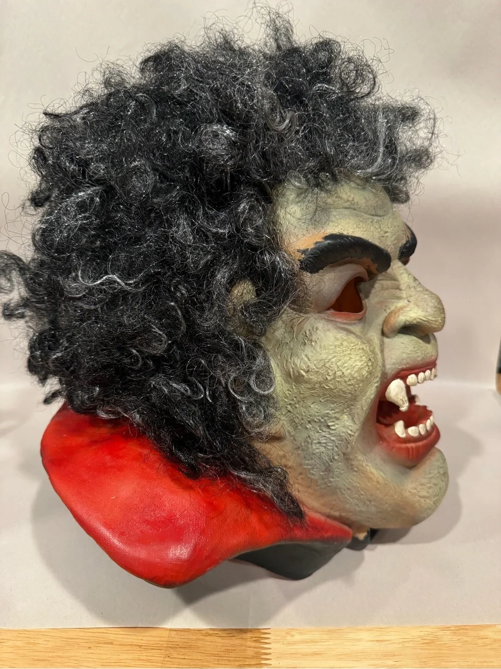 Vintage VTG Super Rare Dracula Vampire Horror Halloween Mask / Full Head Opening